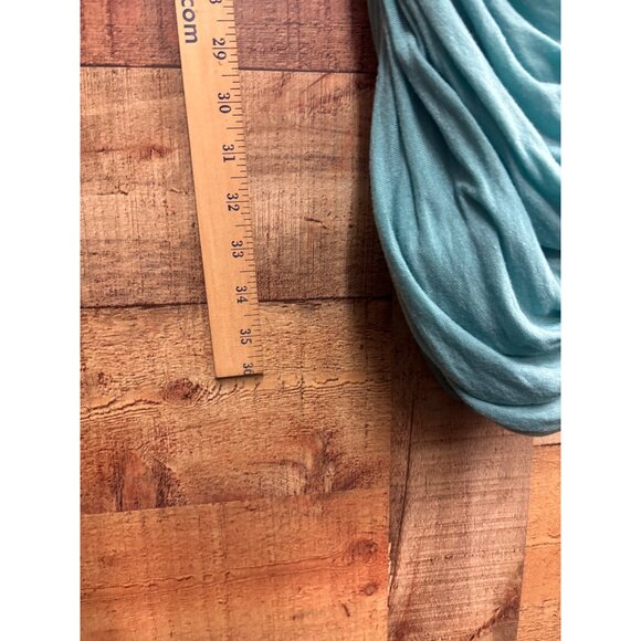 Guess Los Angeles Turquoise Ruched Bodycon Dress M - Picture 2 of 6